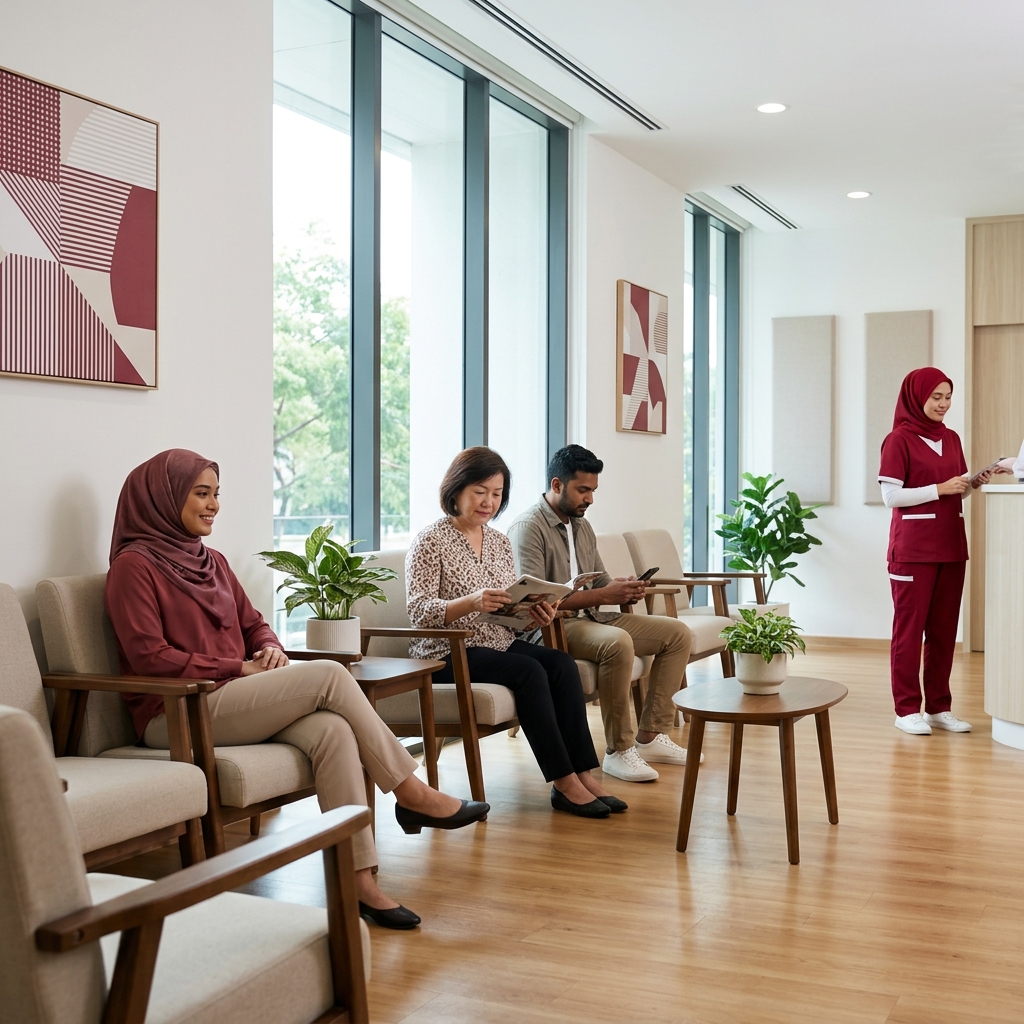 Queue & Patient Booking - Malaysian healthcare practice